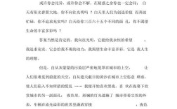 关于守望的议论文