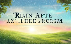 雨后天晴，是否只是自然规律？