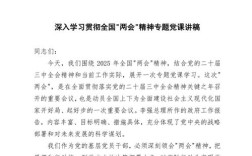 两会精神专题辅导报告