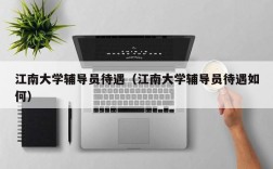 江南大学辅导员待遇（江南大学辅导员待遇如何）