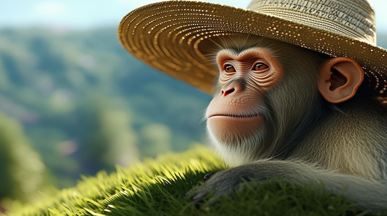 猴子与草帽议论文，猴子学人戴草帽，折射出怎样的生存智慧？-图1