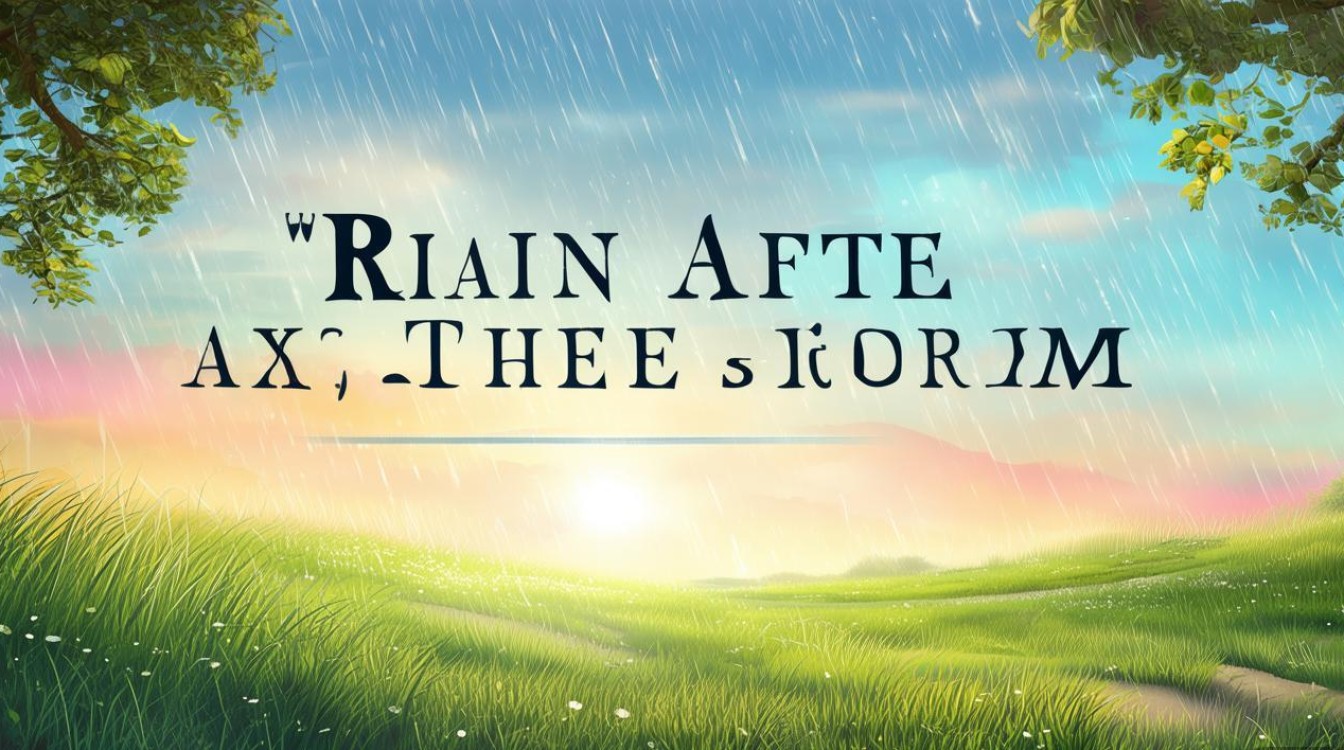 雨后天晴,是否只是自然规律?-图1 雨后天晴,是否只是自然规律?-图1