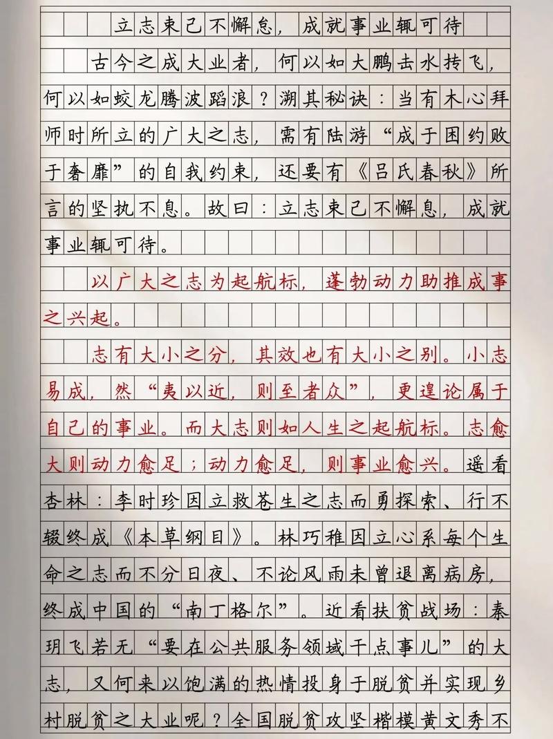 议论文立志-图1