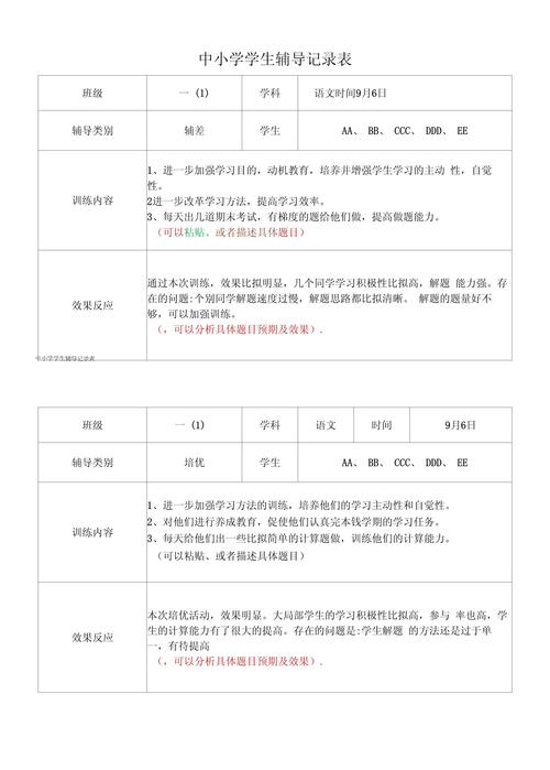 课内外辅导记录如何提升学习效果？-图1