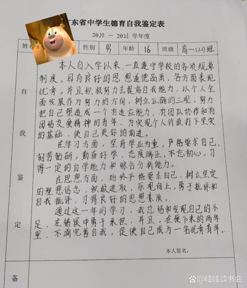 辅导员对自我鉴定表的意见侧重哪方面?-图3 辅导员对自我鉴定表的意见侧重哪方面?-图3