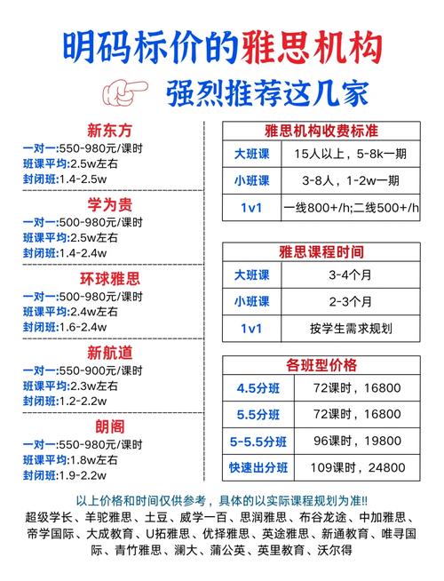 雅思辅导班学费一般多少钱？-图3