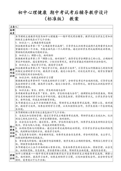 考前心理辅导活动方案如何有效缓解学生焦虑？-图1