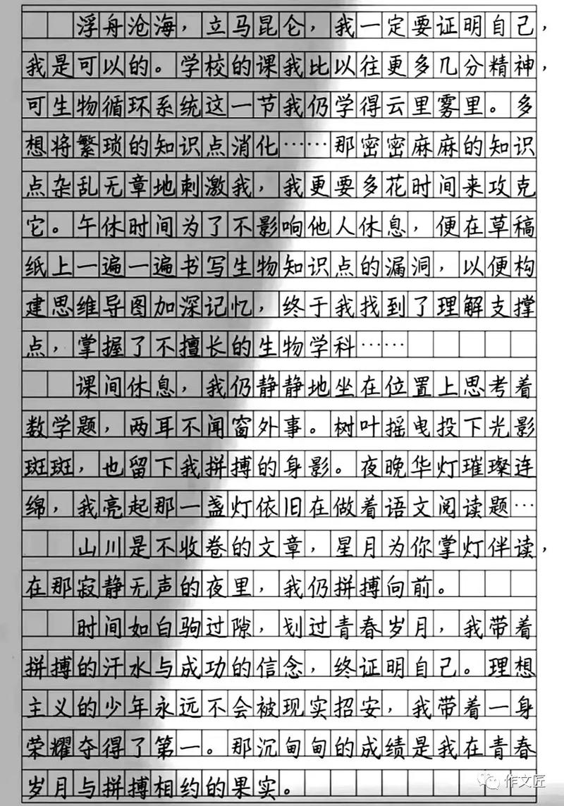 高中拼搏素材，如何选材才新颖有深度？-图3