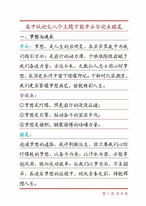 议论文模板-图1 议论文模板-图1