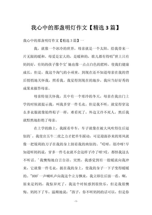 心中有盏红绿灯议论文-图3