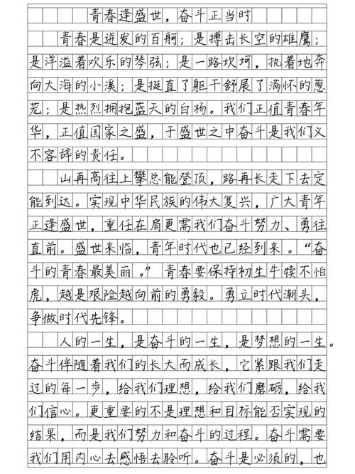 奋斗正当时作文议论文-图2