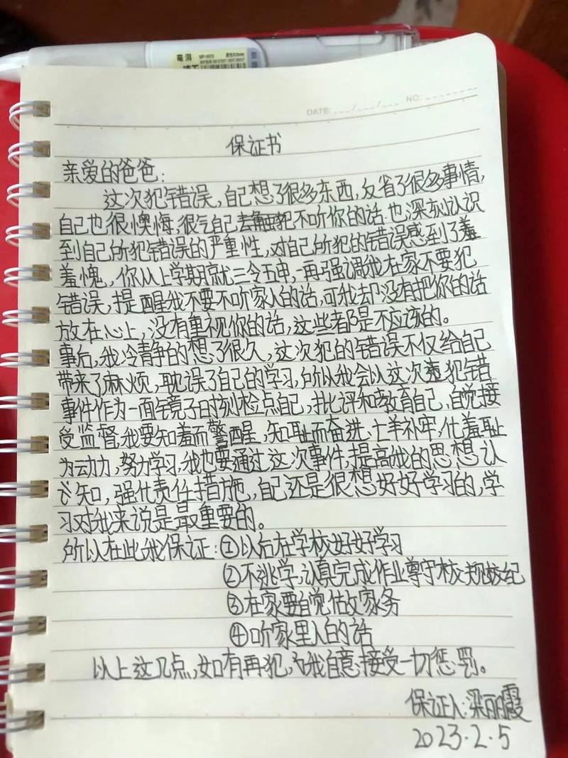 给辅导员的保证书,是真心悔过还是敷衍应付?背后藏着怎样的学生心理与教育困境?-图3 给辅导员的保证书,是真心悔过还是敷衍应付?背后藏着怎样的学生心理与教育困境?-图3