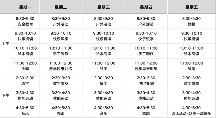 课外辅导时间表如何安排更合理?-图1 课外辅导时间表如何安排更合理?-图1