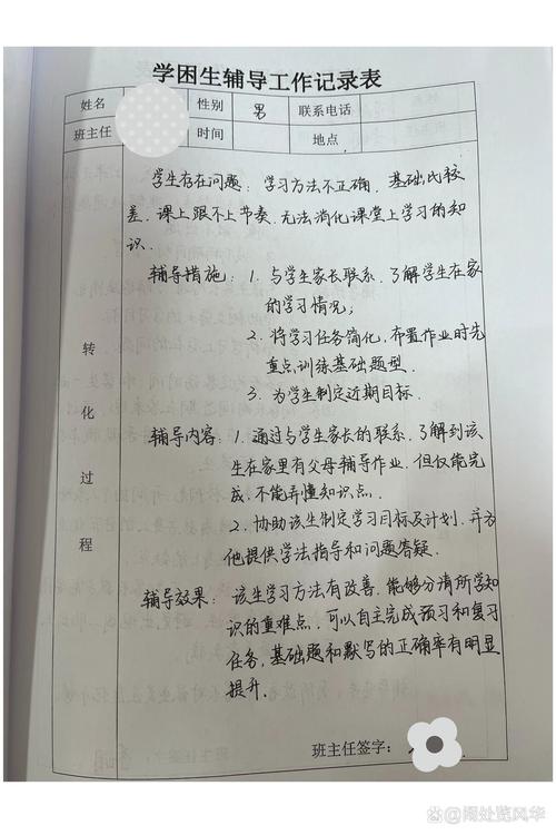 学困生数学辅导记录表该怎么填才有效？-图2