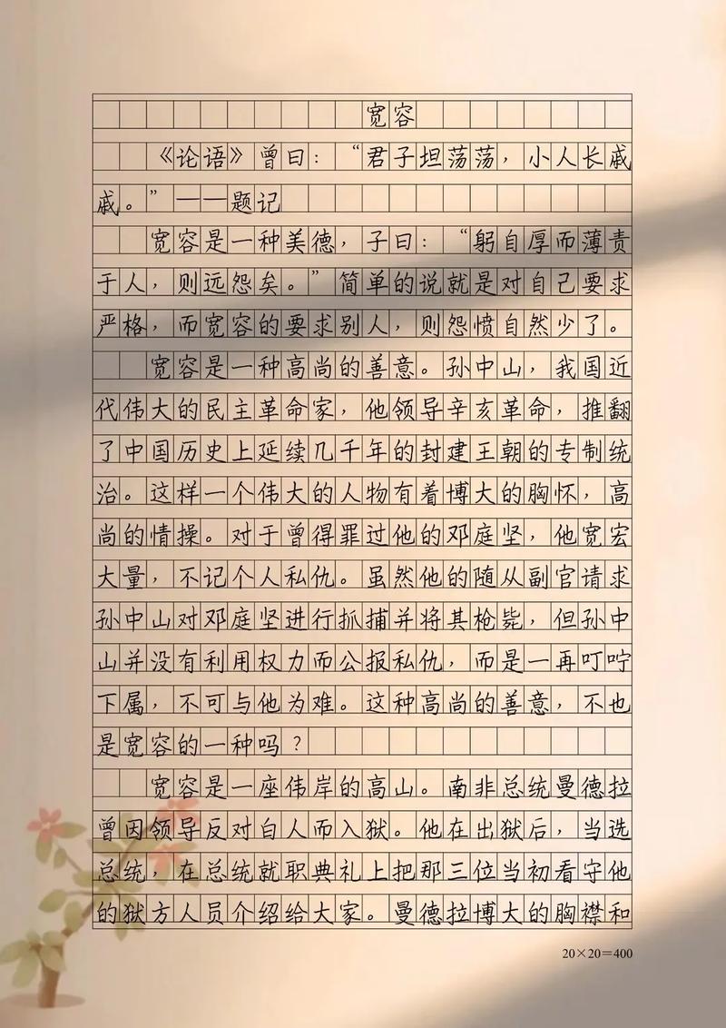 有关宽容的议论文-图2 有关宽容的议论文-图2