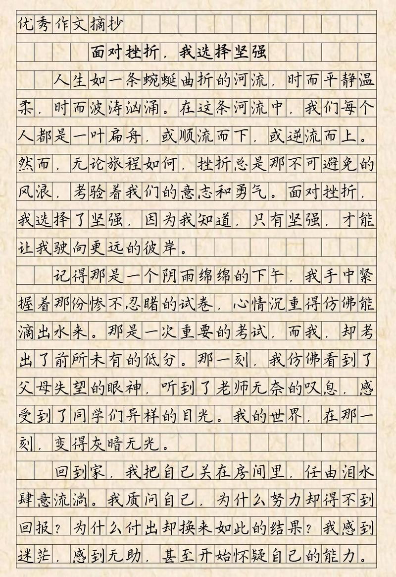 正视挫折 议论文-图2