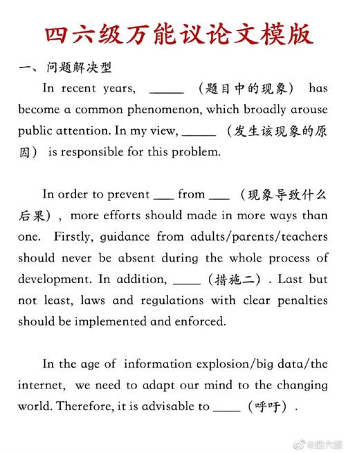 英文议论文模板有哪些实用句式？-图2