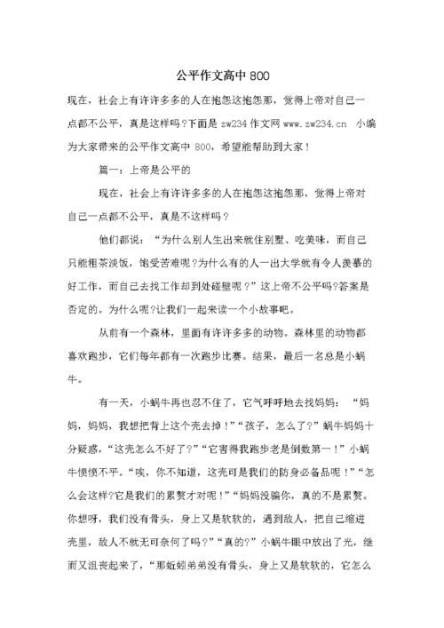 公正的议论文-图1