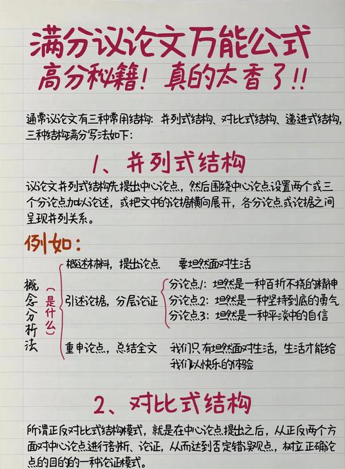 高中语文议论文结构有哪些关键要点？-图3